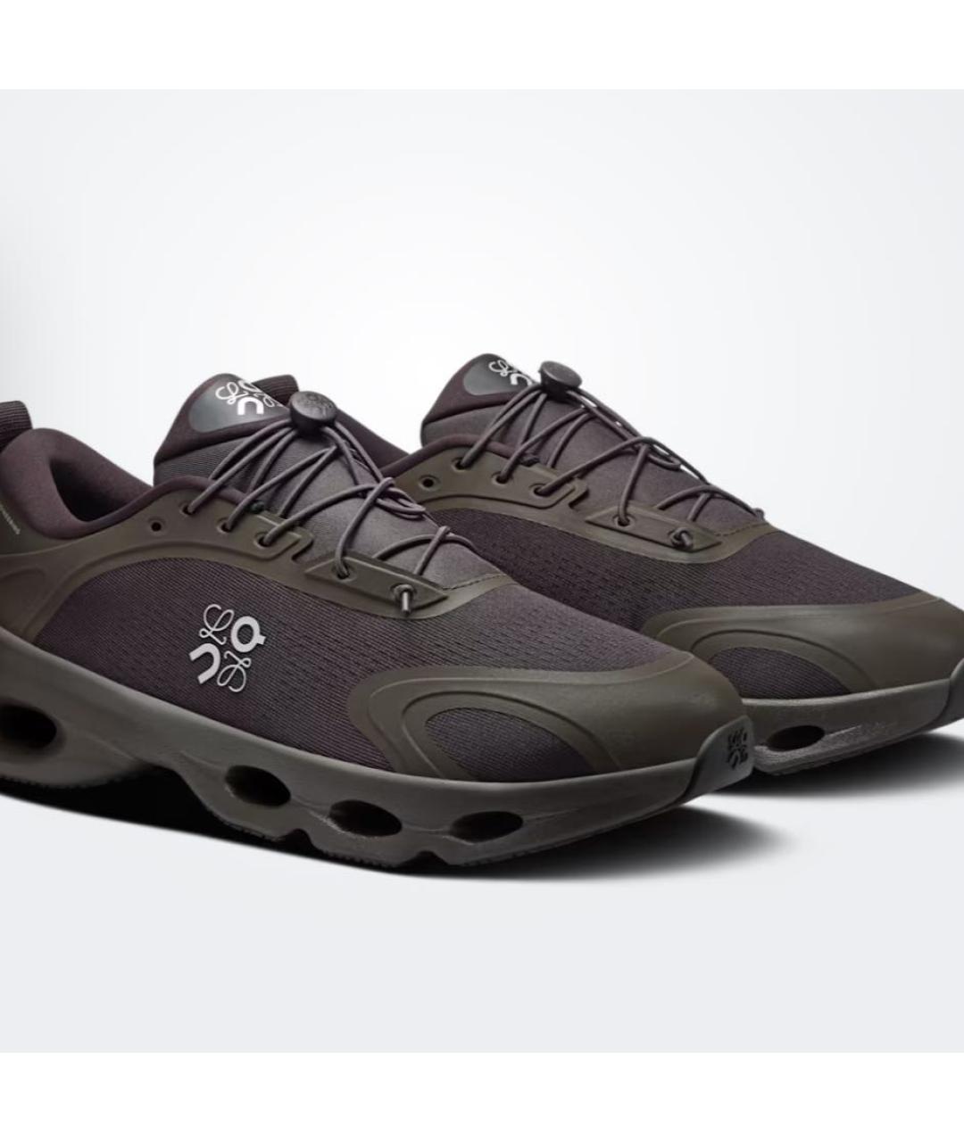 LOEWE Коричневые кроссовки, фото 2