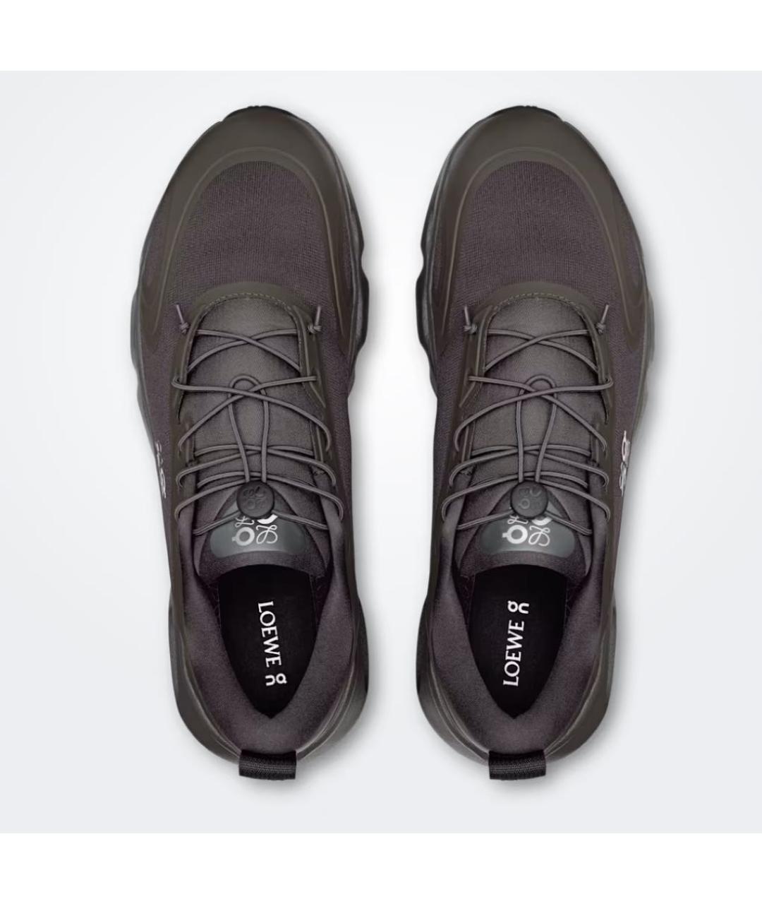 LOEWE Коричневые кроссовки, фото 3