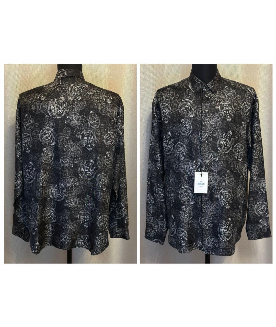 BERLUTI Мульти шелковая кэжуал рубашка, фото 4