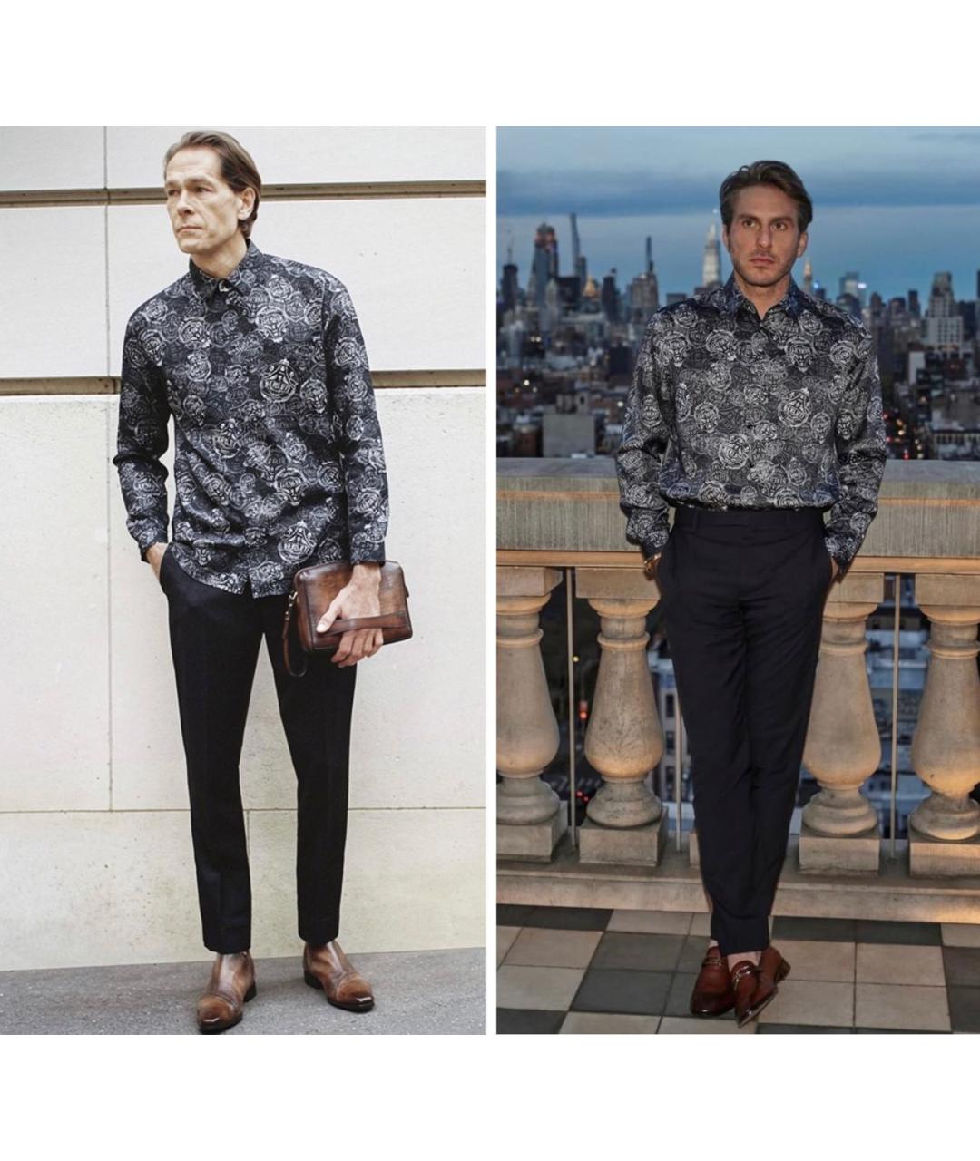 BERLUTI Мульти шелковая кэжуал рубашка, фото 4