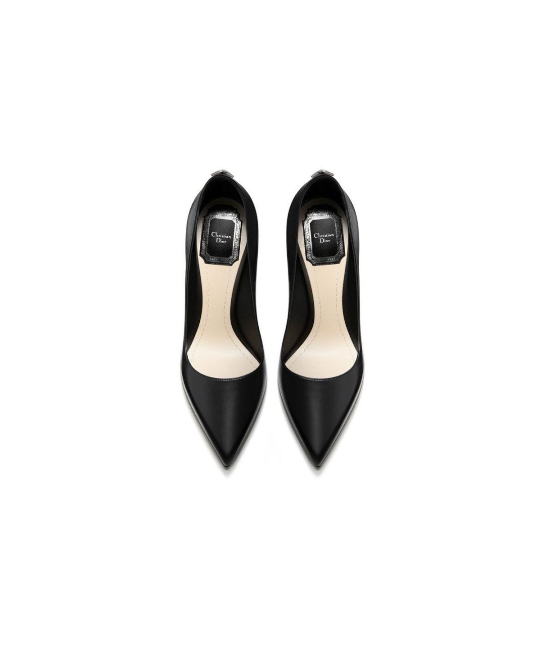 CHRISTIAN DIOR Черные туфли из лакированной кожи, фото 2