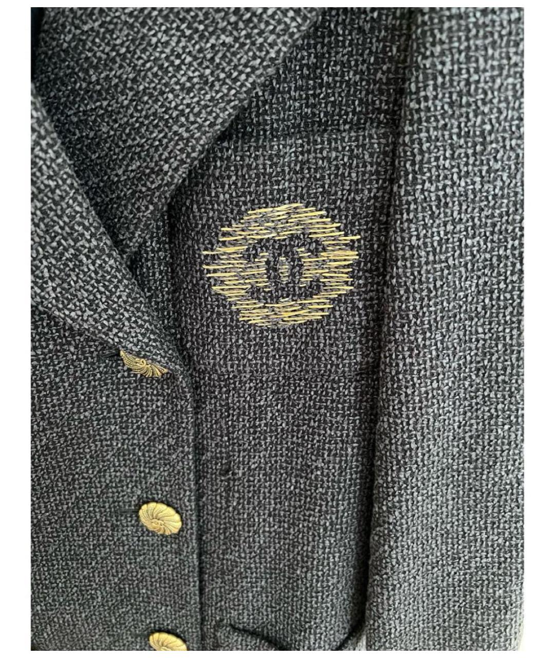 CHANEL Темно-синее платье, фото 2