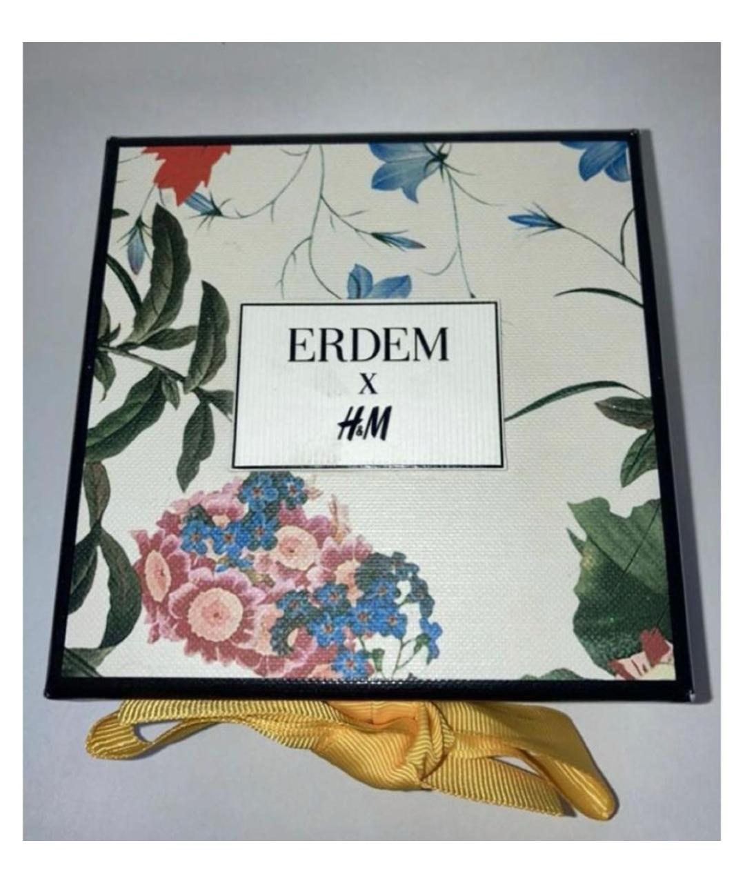 ERDEM Голубые металлические серьги, фото 2