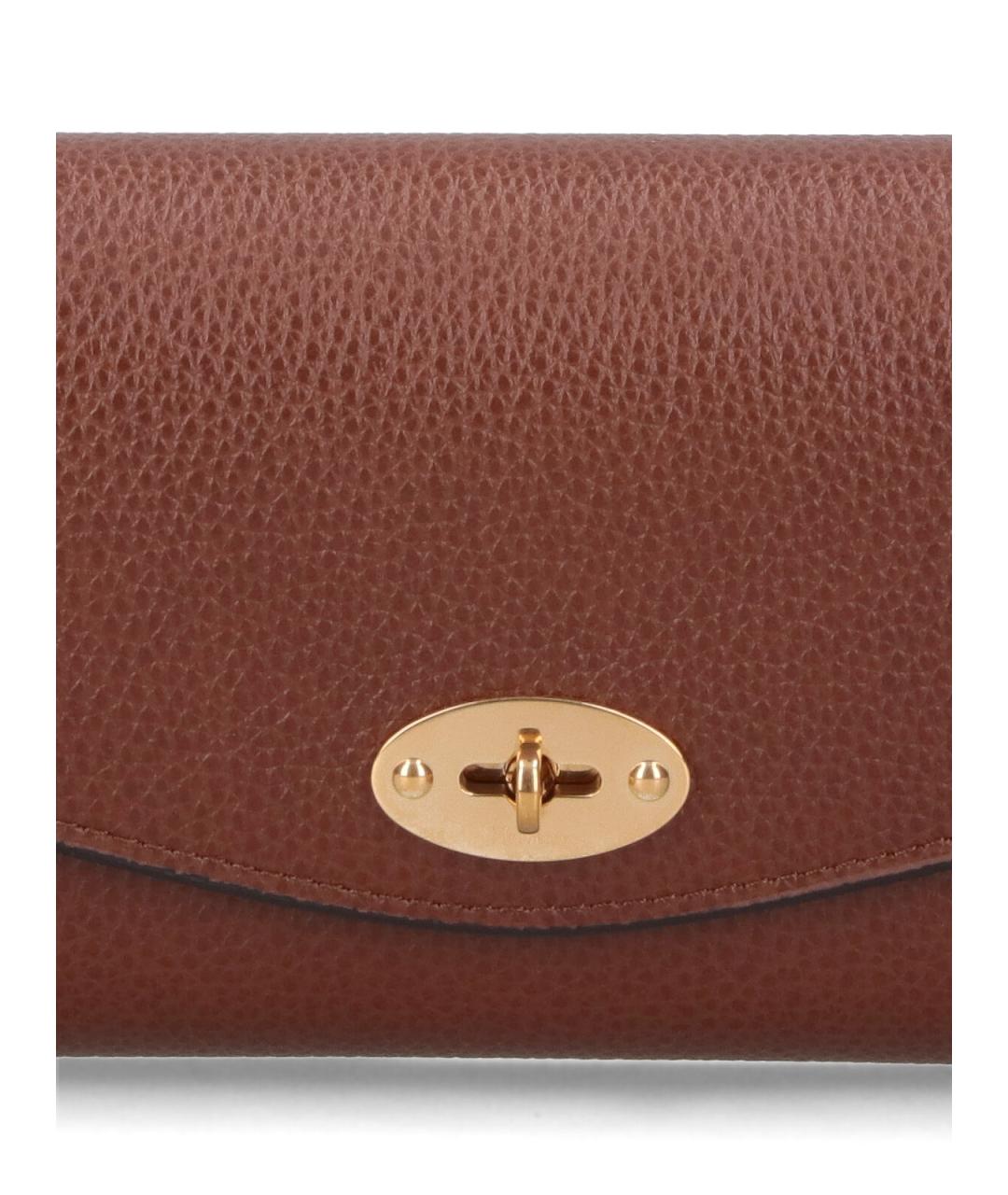 MULBERRY Коричневый кожаный кошелек, фото 4