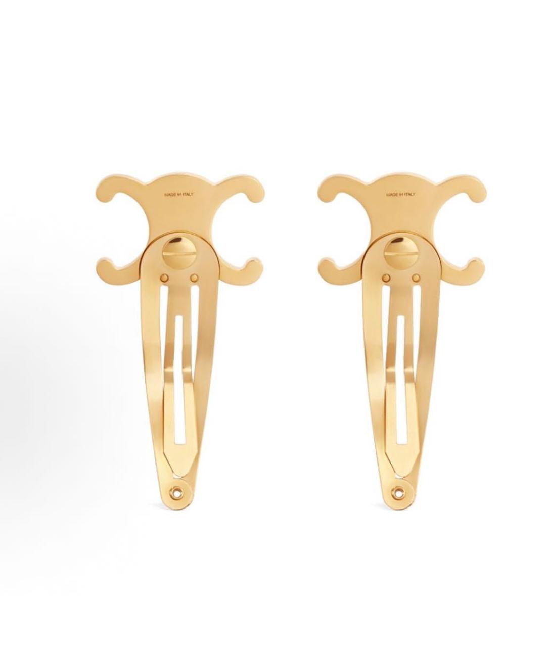 CELINE Золотая заколка, фото 2