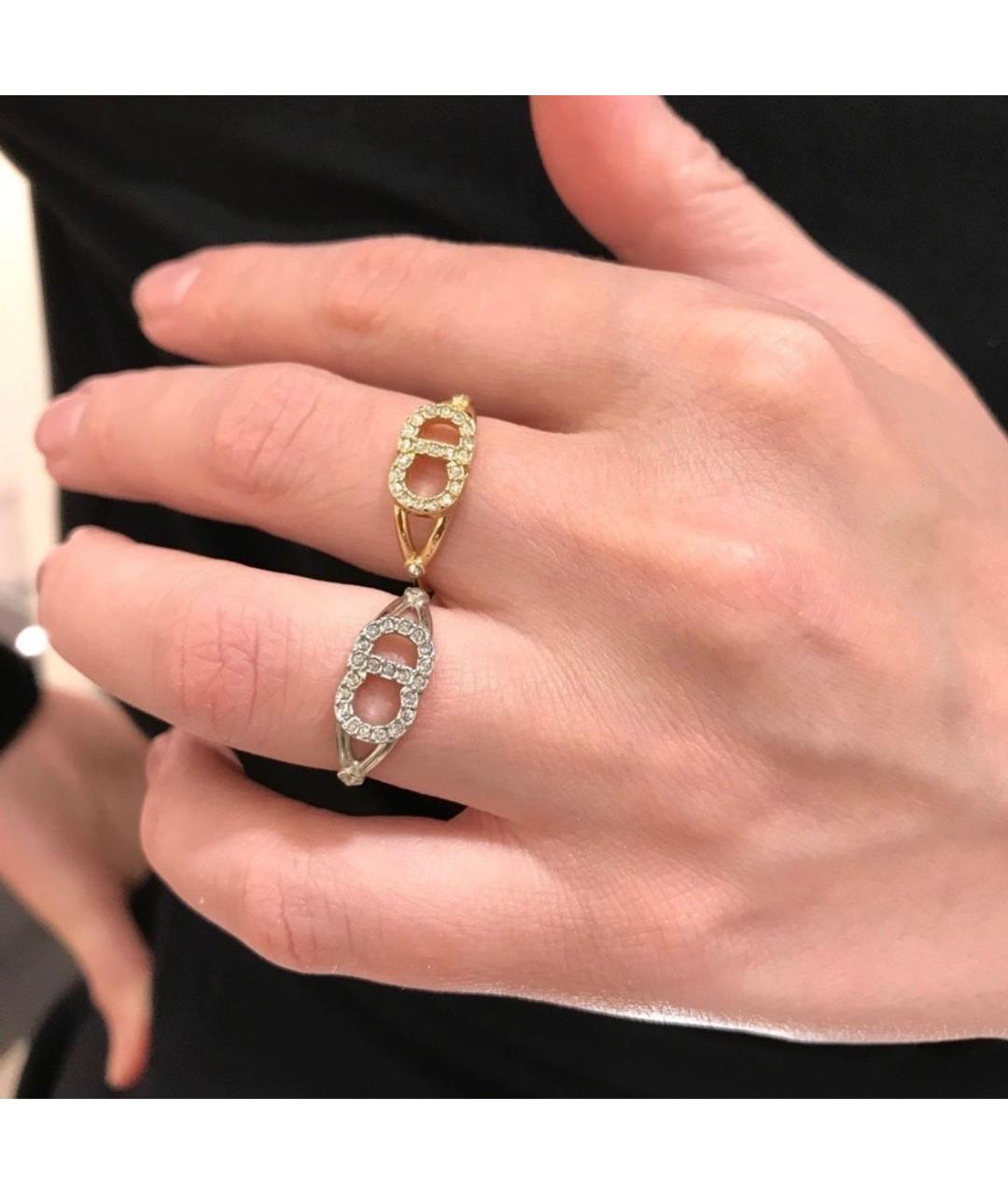 CHRISTIAN DIOR Золотое металлическое кольцо, фото 8