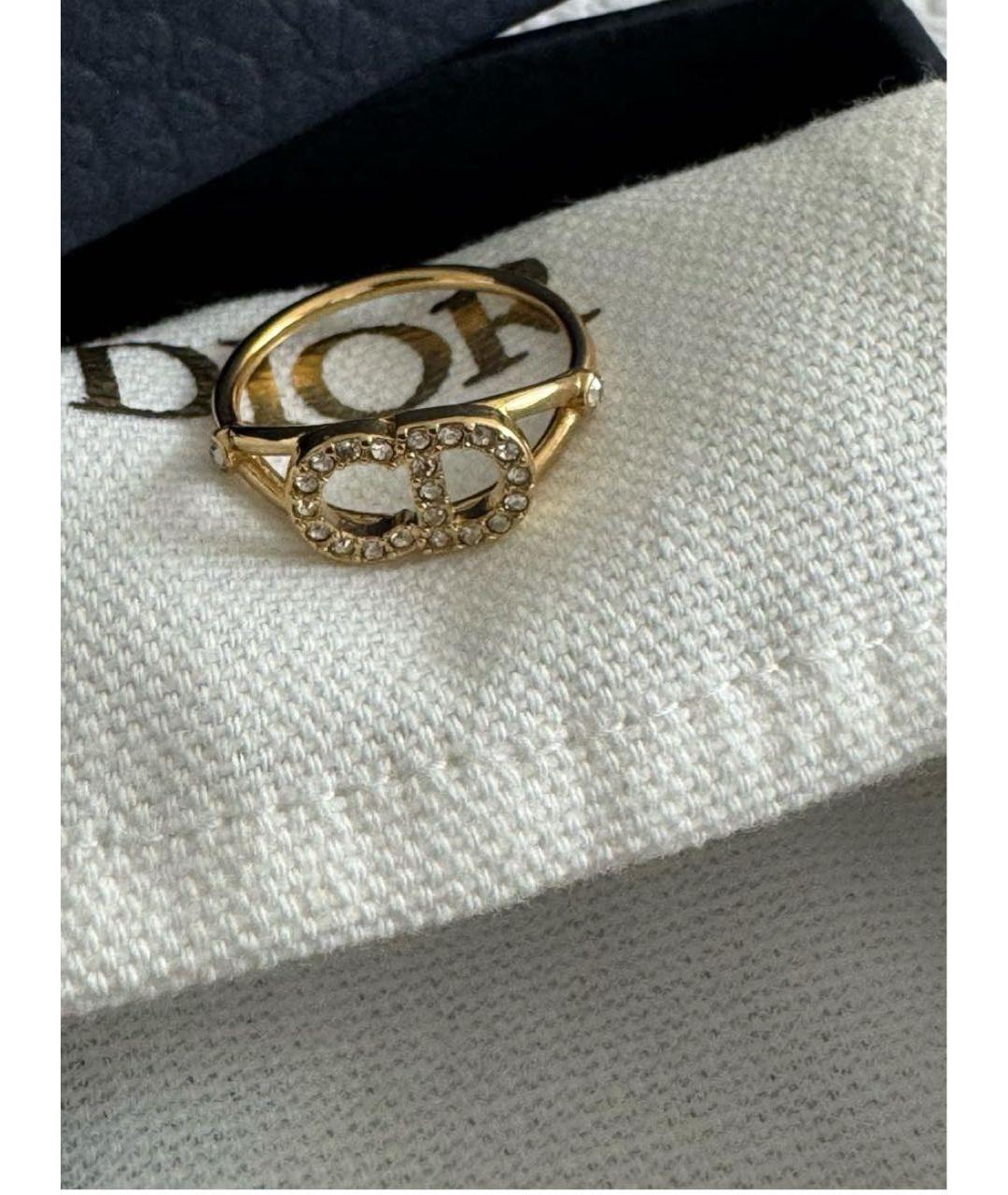 CHRISTIAN DIOR Золотое металлическое кольцо, фото 6