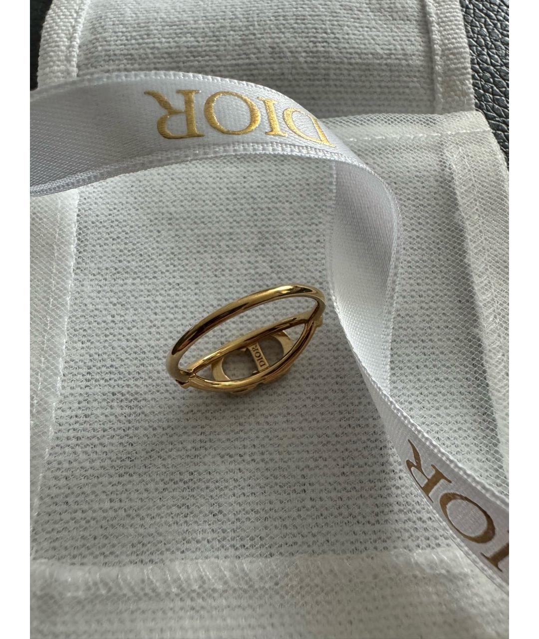 CHRISTIAN DIOR Золотое металлическое кольцо, фото 5