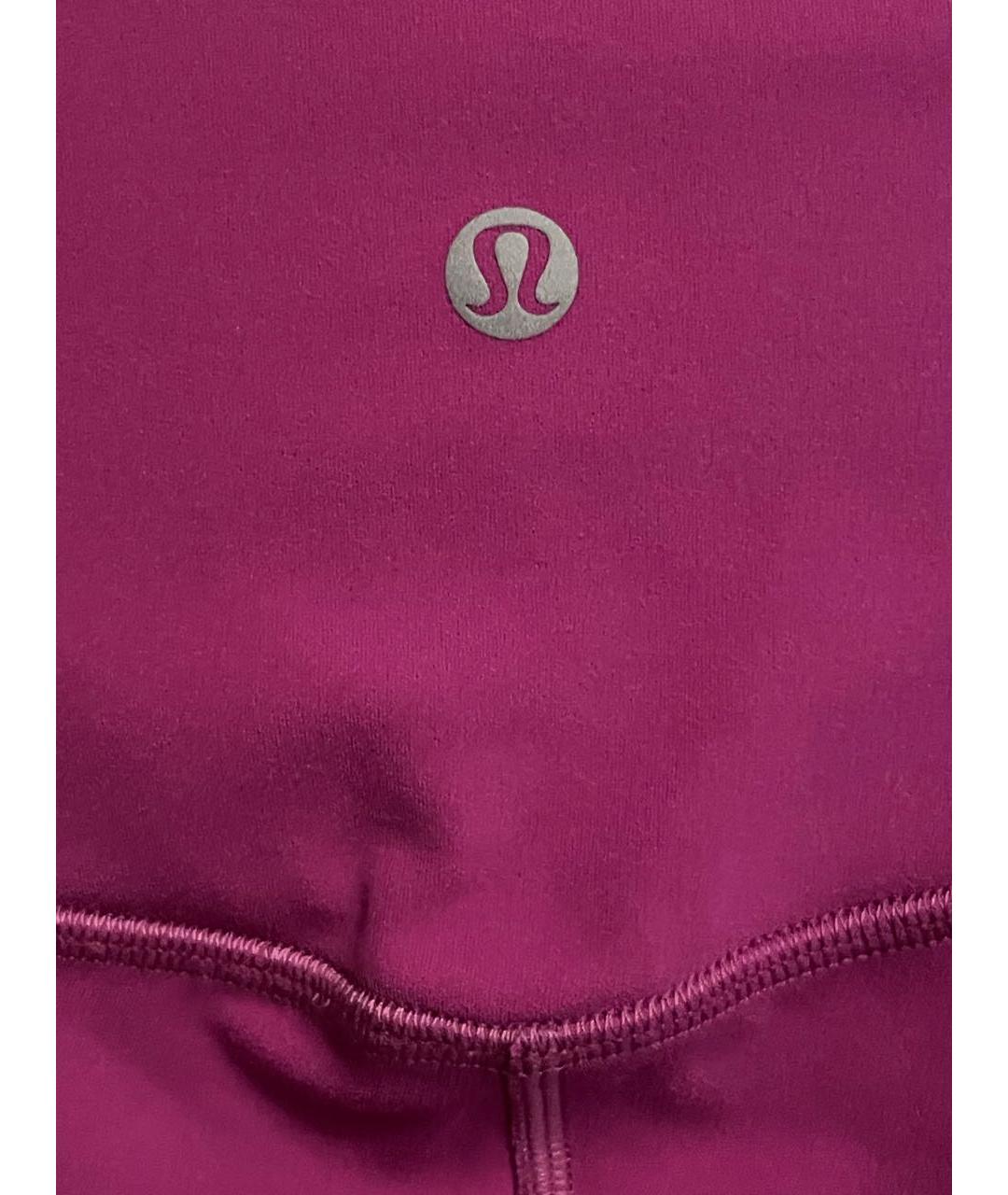 Lululemon Фуксия синтетические спортивные брюки и шорты, фото 5