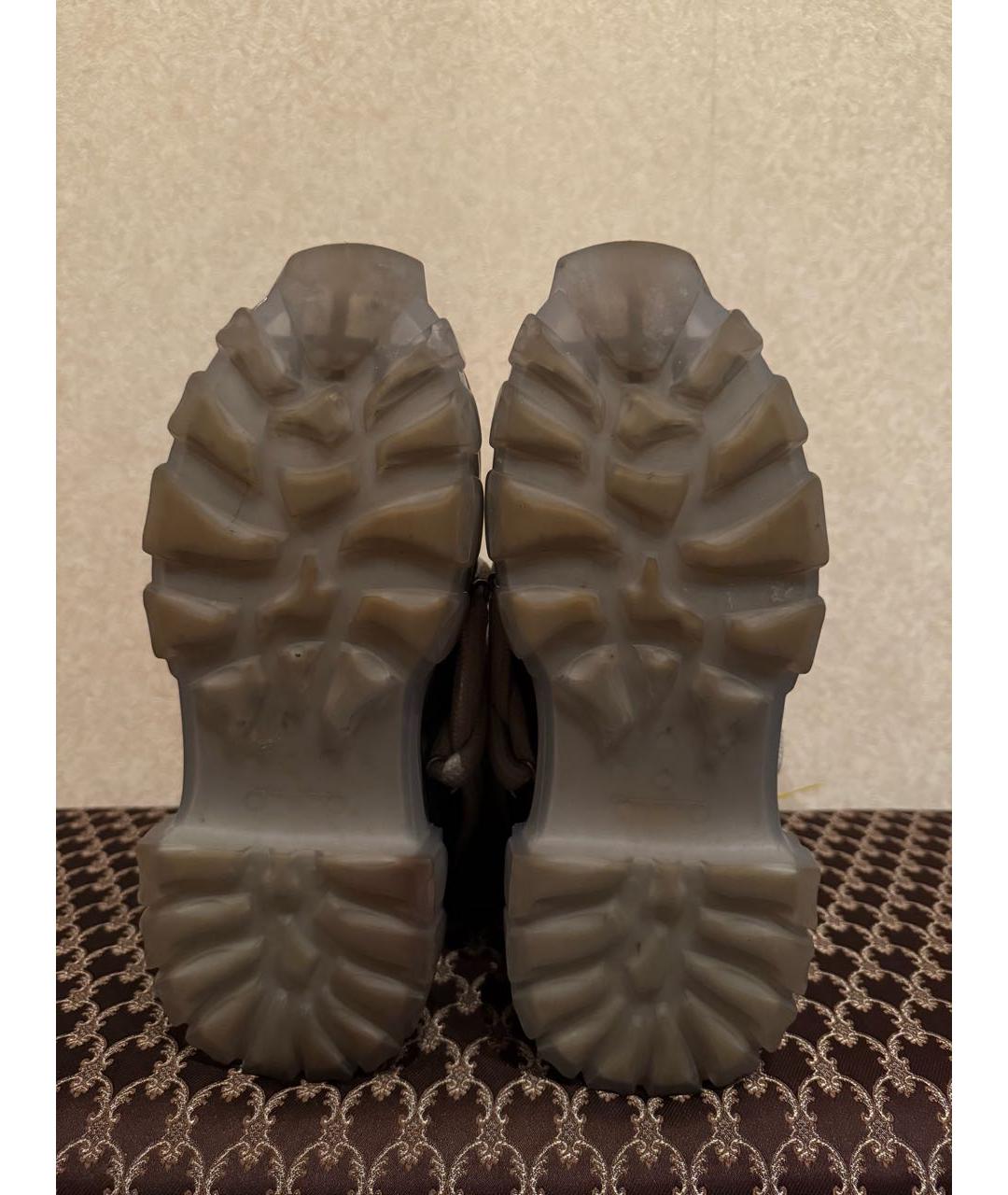 RICK OWENS Черные кожаные высокие ботинки, фото 5