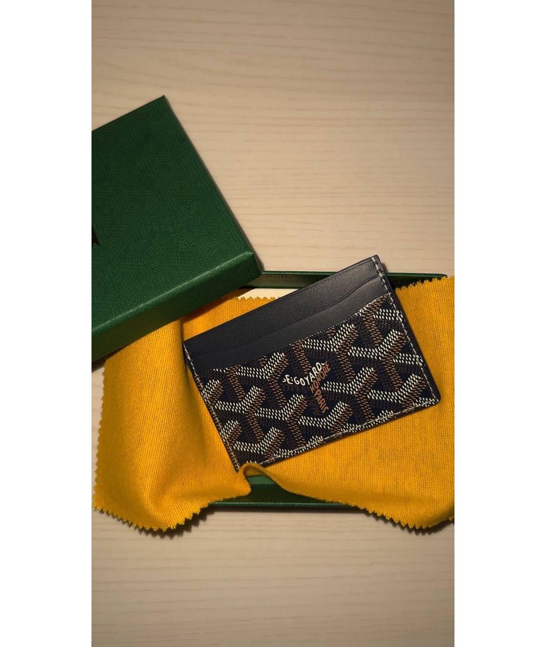 GOYARD Темно-синий кардхолдер, фото 3