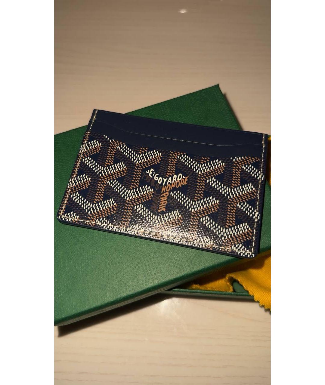 GOYARD Темно-синий кардхолдер, фото 5