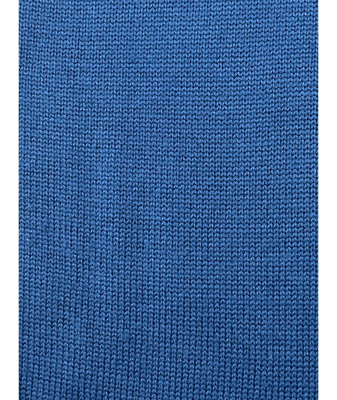 LOVE MOSCHINO Синее шерстяное платье, фото 7