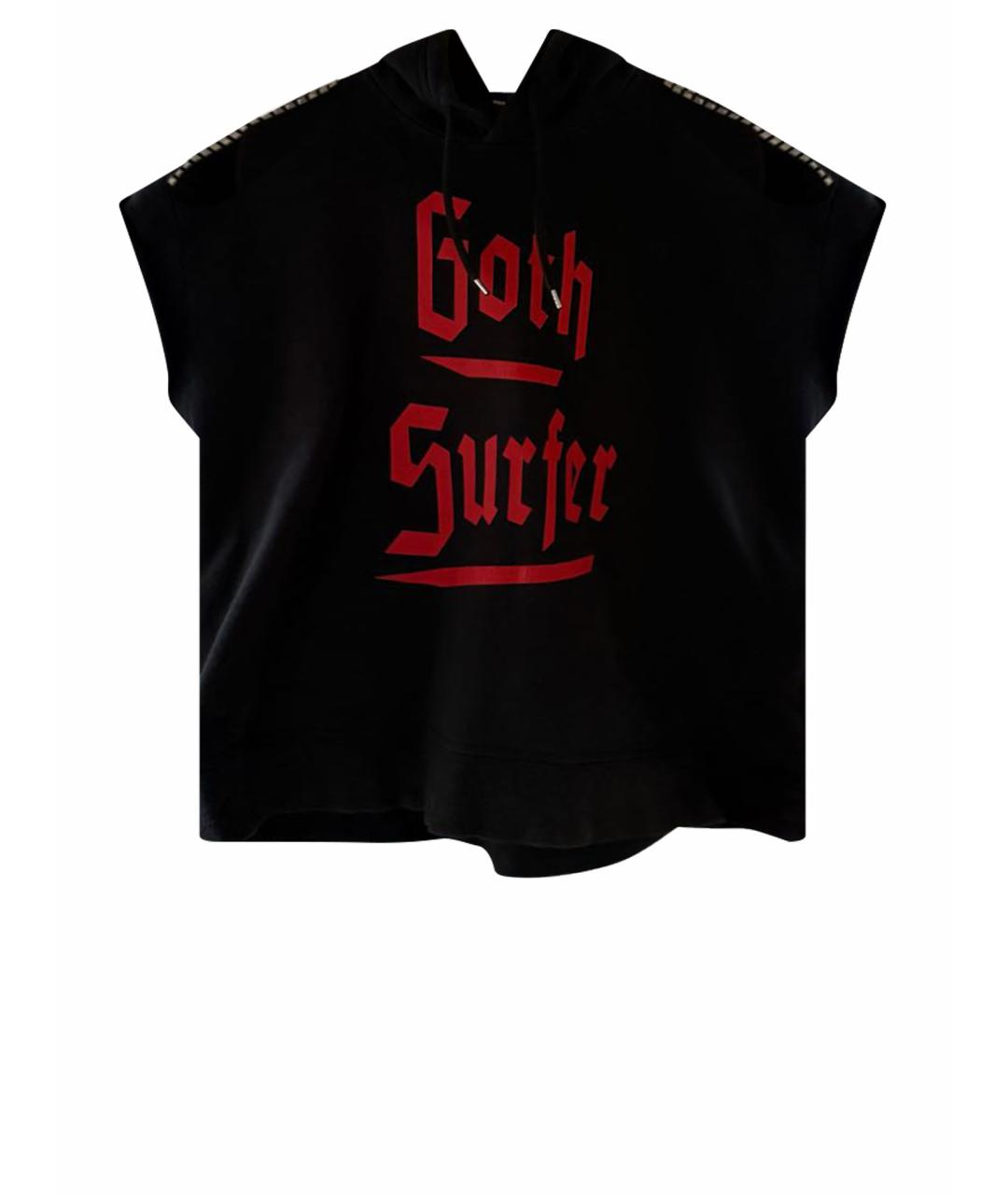 DSQUARED2 Черная хлопковая майка, фото 1