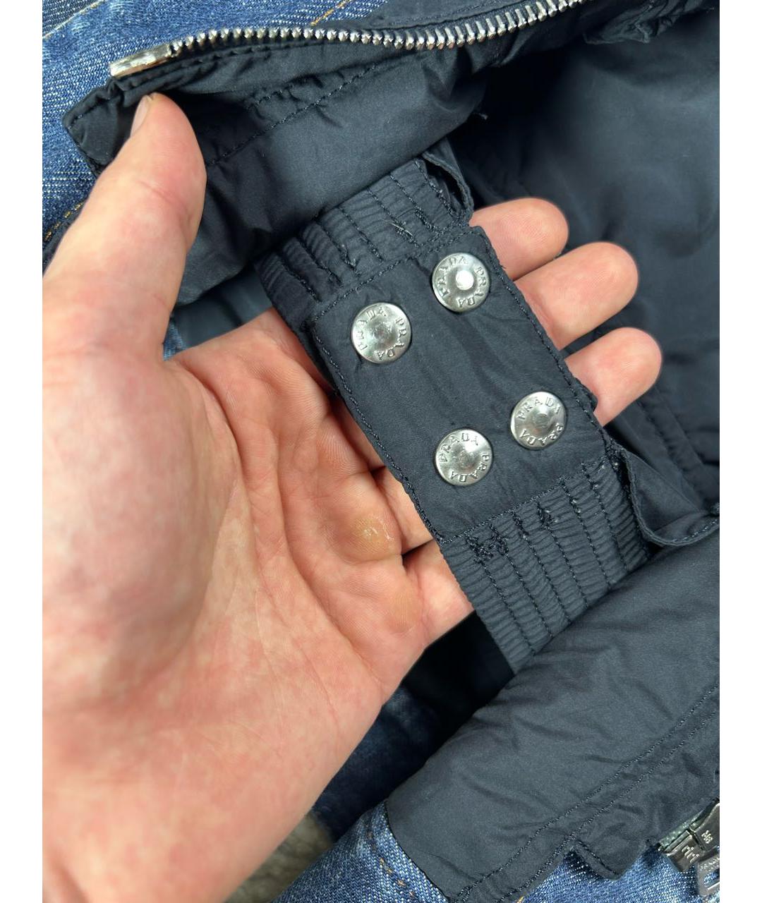 PRADA Синяя деним куртка, фото 5