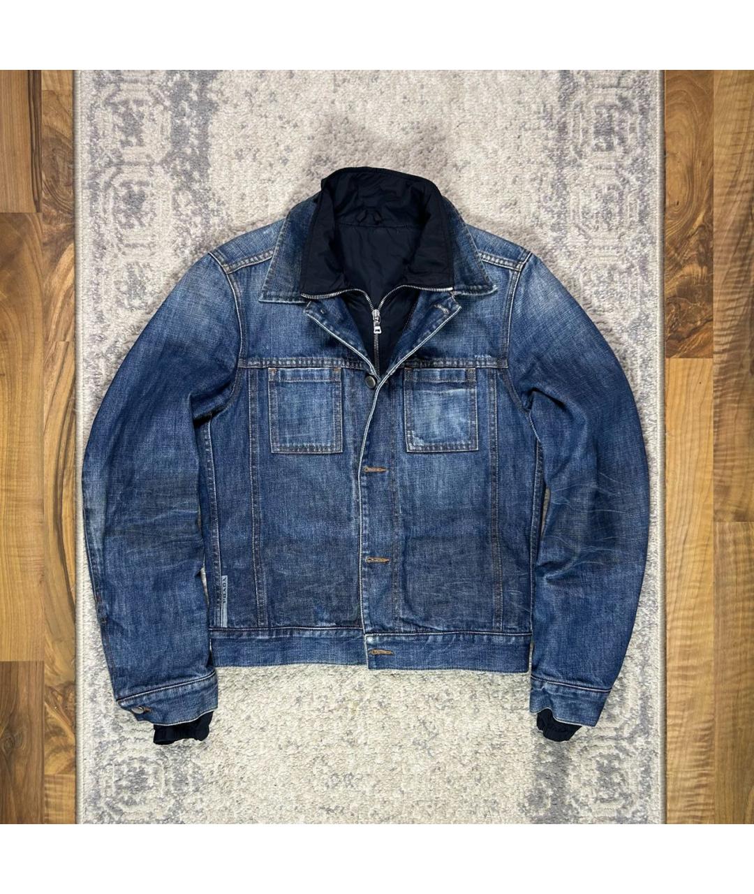 PRADA Синяя деним куртка, фото 8