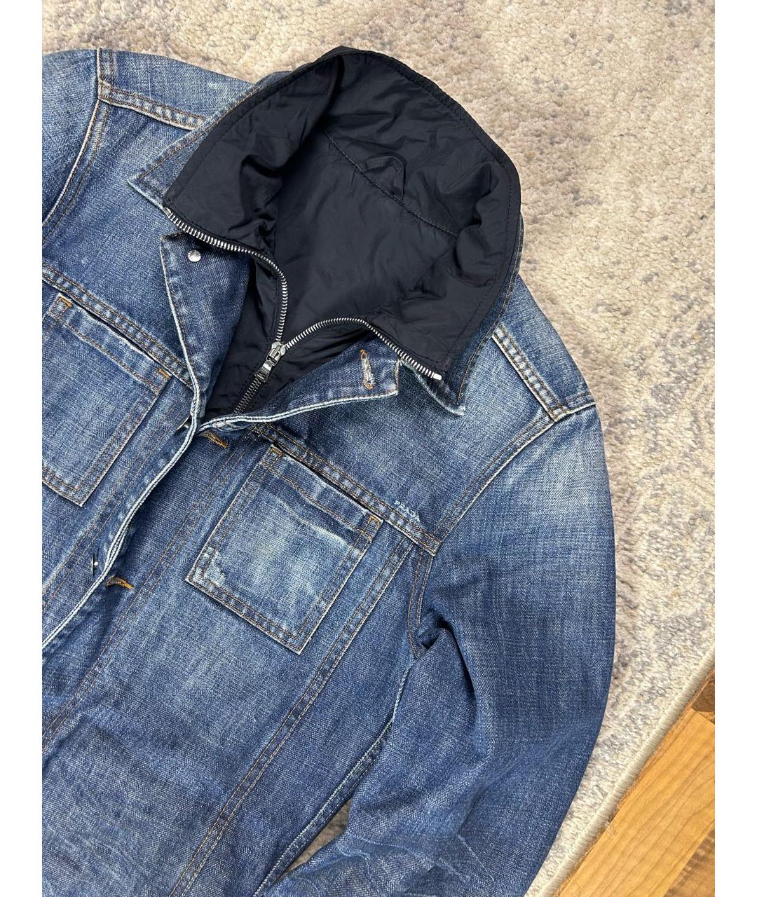 PRADA Синяя деним куртка, фото 3