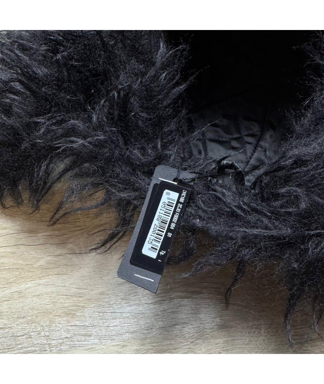 PRADA Черная шапка, фото 4