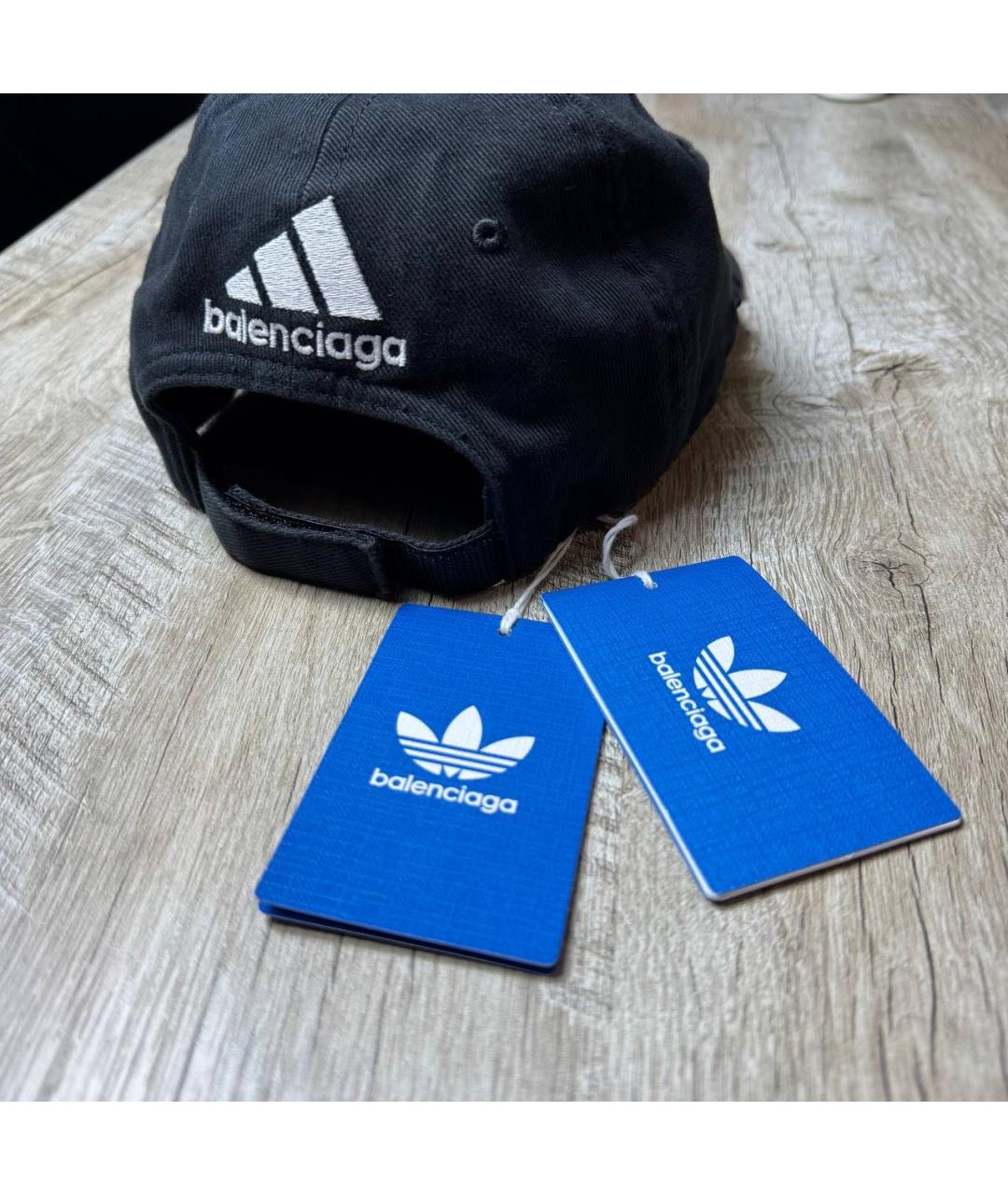 BALENCIAGA Черная хлопковая кепка/бейсболка, фото 3