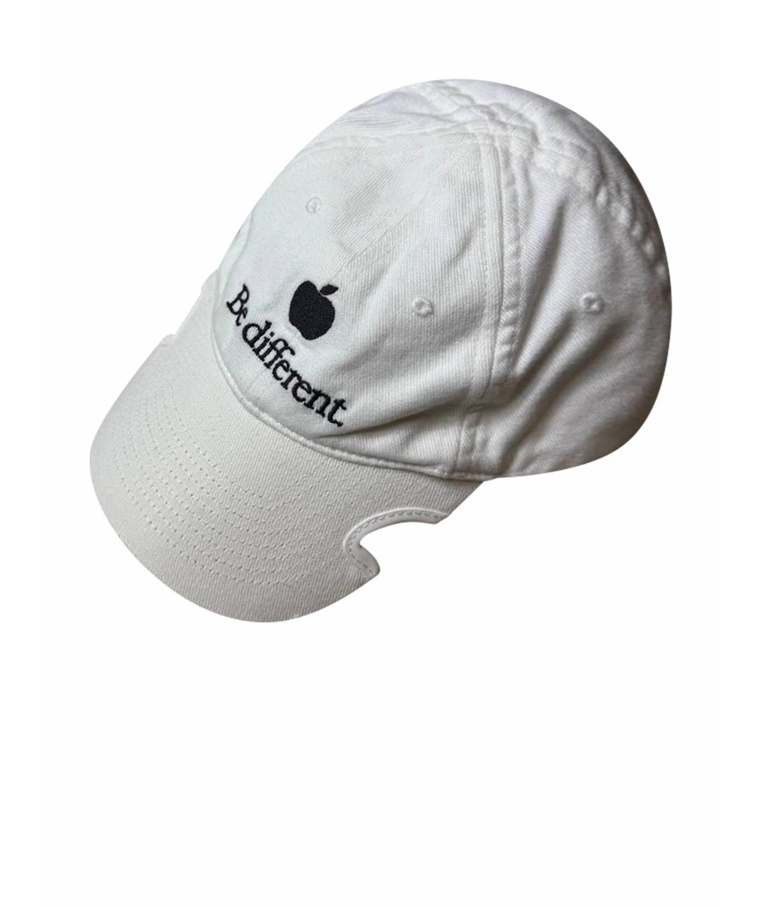 BALENCIAGA Белая хлопковая кепка/бейсболка, фото 1