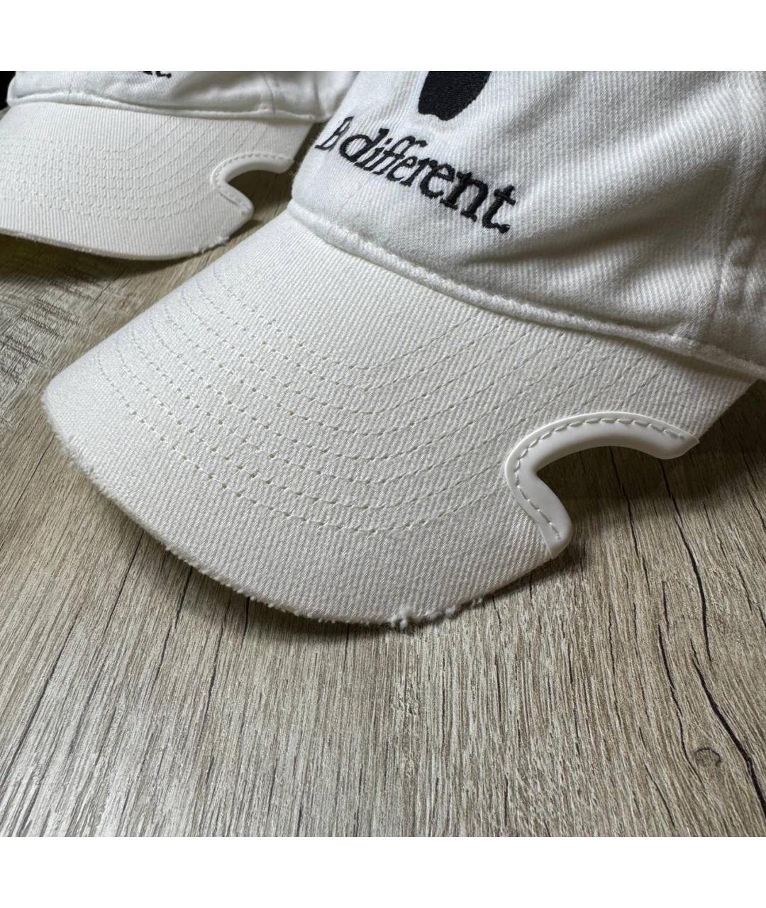 BALENCIAGA Белая хлопковая кепка/бейсболка, фото 2