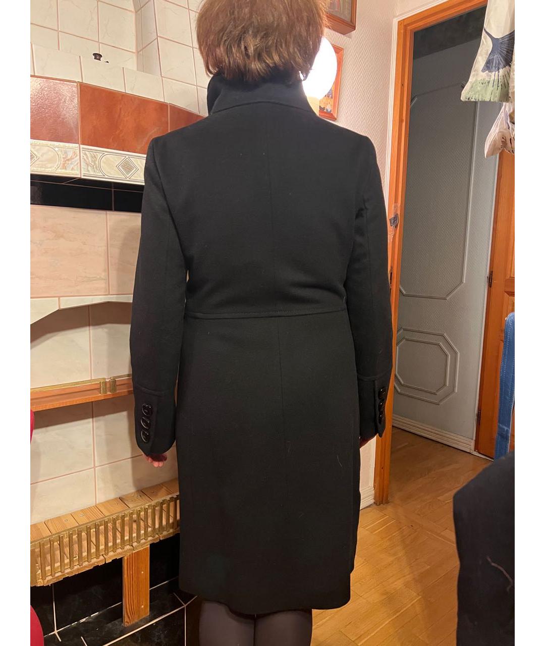 PAUL & SHARK Черное шерстяное пальто, фото 2