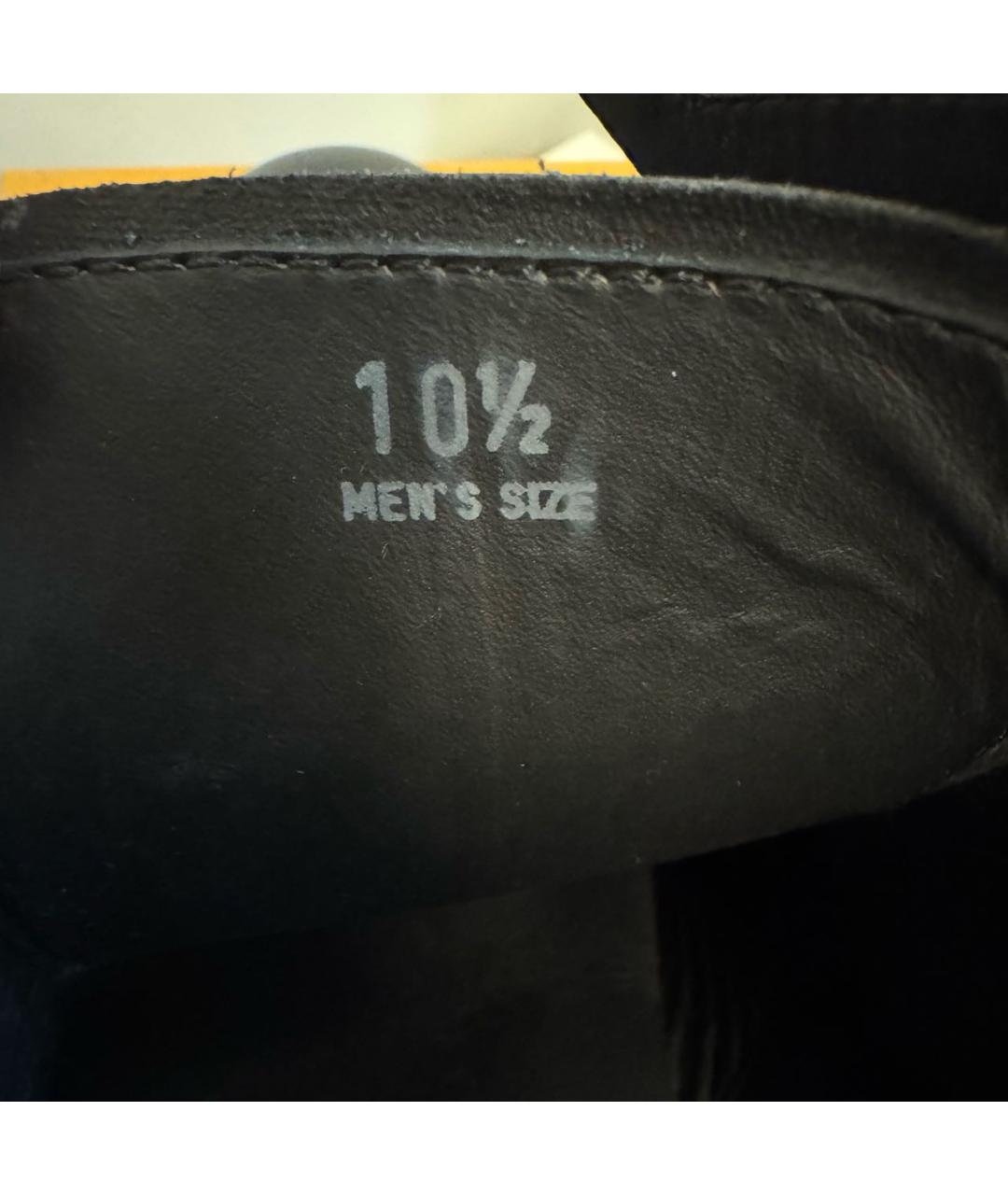 TOD'S Черные кожаные низкие ботинки, фото 8