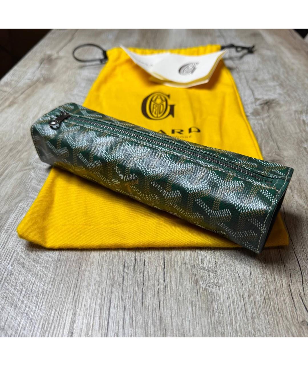 GOYARD Зеленый кошелек, фото 2