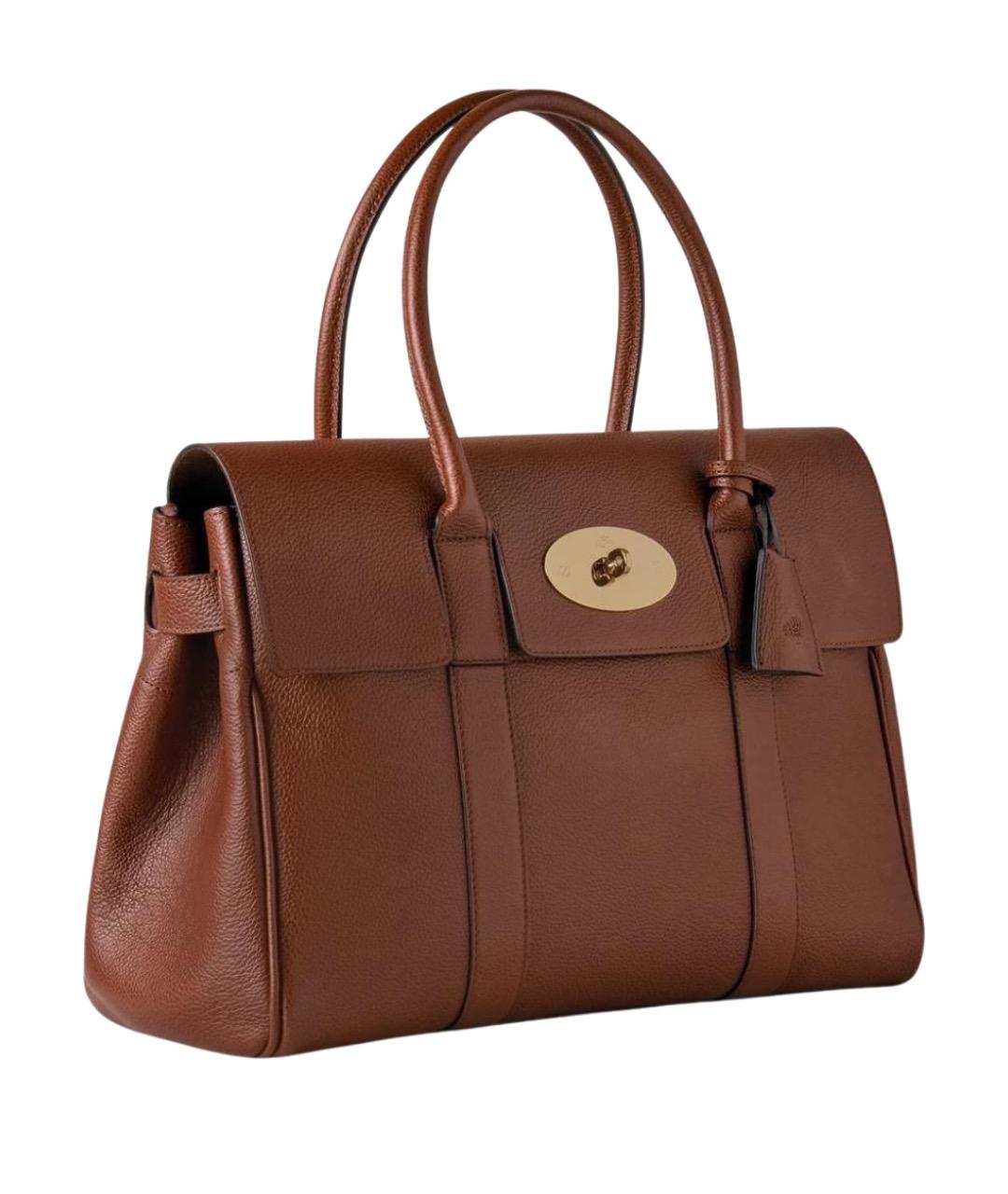 MULBERRY Коричневая кожаная сумка через плечо, фото 2