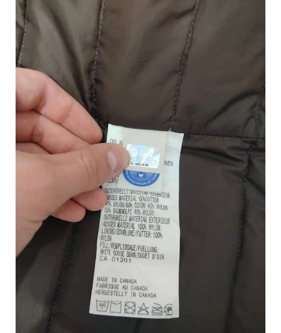 CANADA GOOSE Бежевый меховой жилет, фото 4