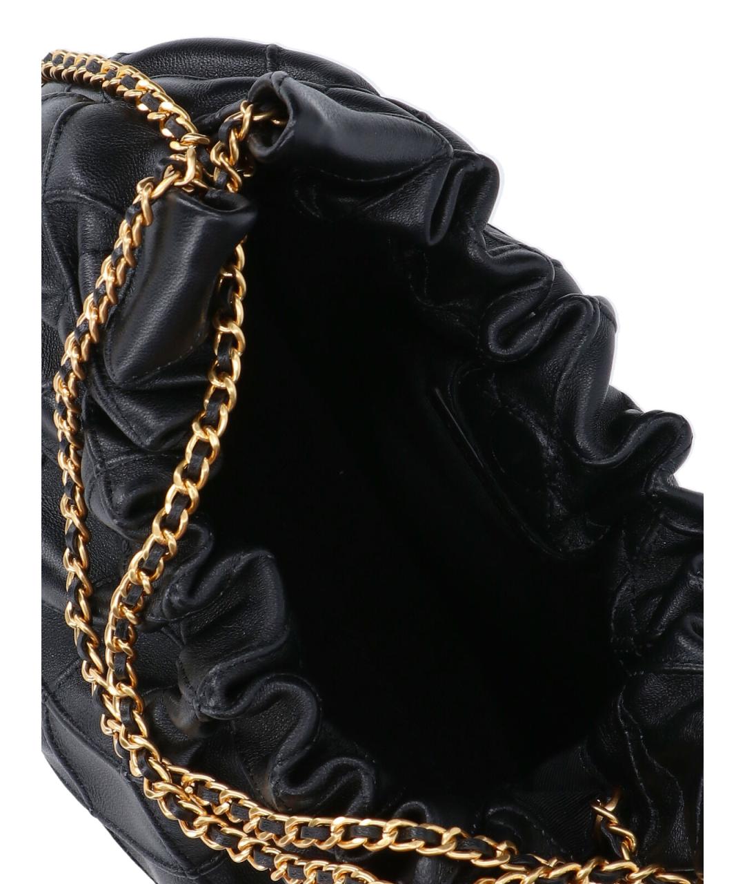 TORY BURCH Черная кожаная сумка через плечо, фото 4