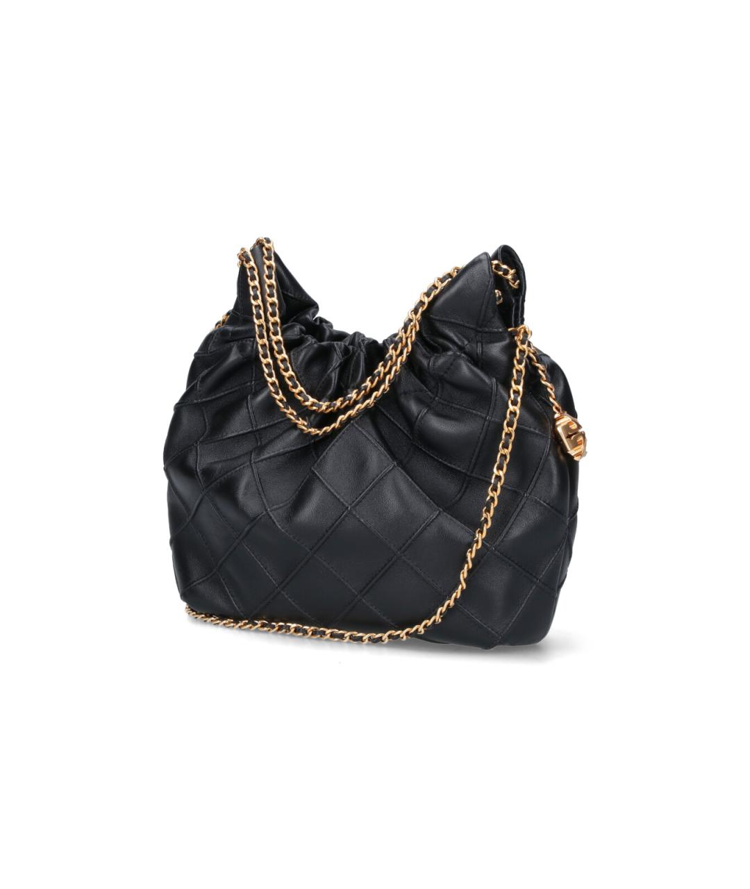 TORY BURCH Черная кожаная сумка через плечо, фото 2