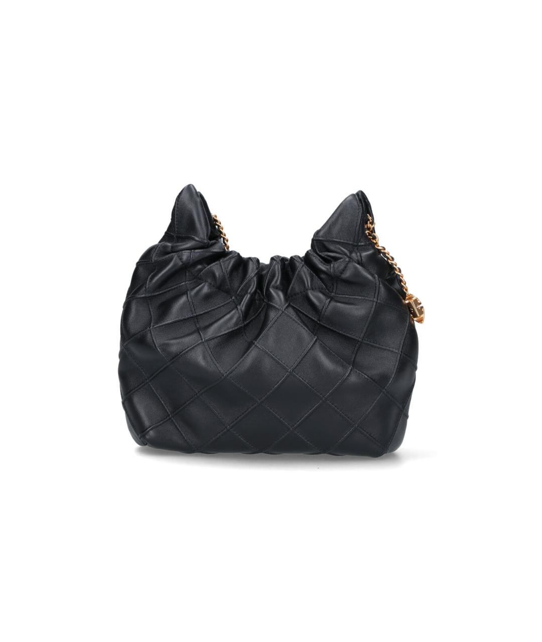 TORY BURCH Черная кожаная сумка через плечо, фото 1