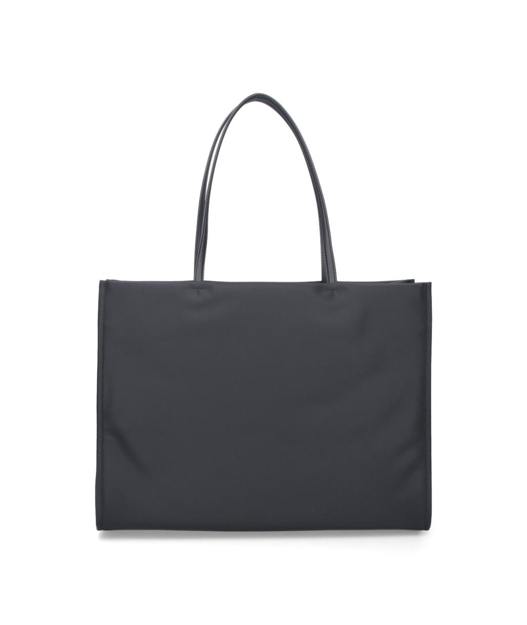 TORY BURCH Черная тканевая сумка тоут, фото 3