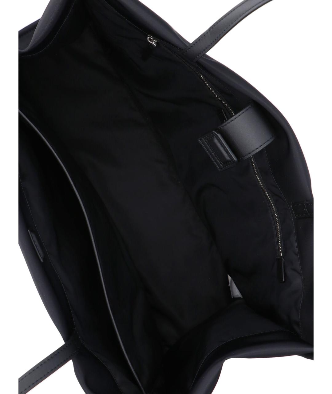 TORY BURCH Черная тканевая сумка тоут, фото 4