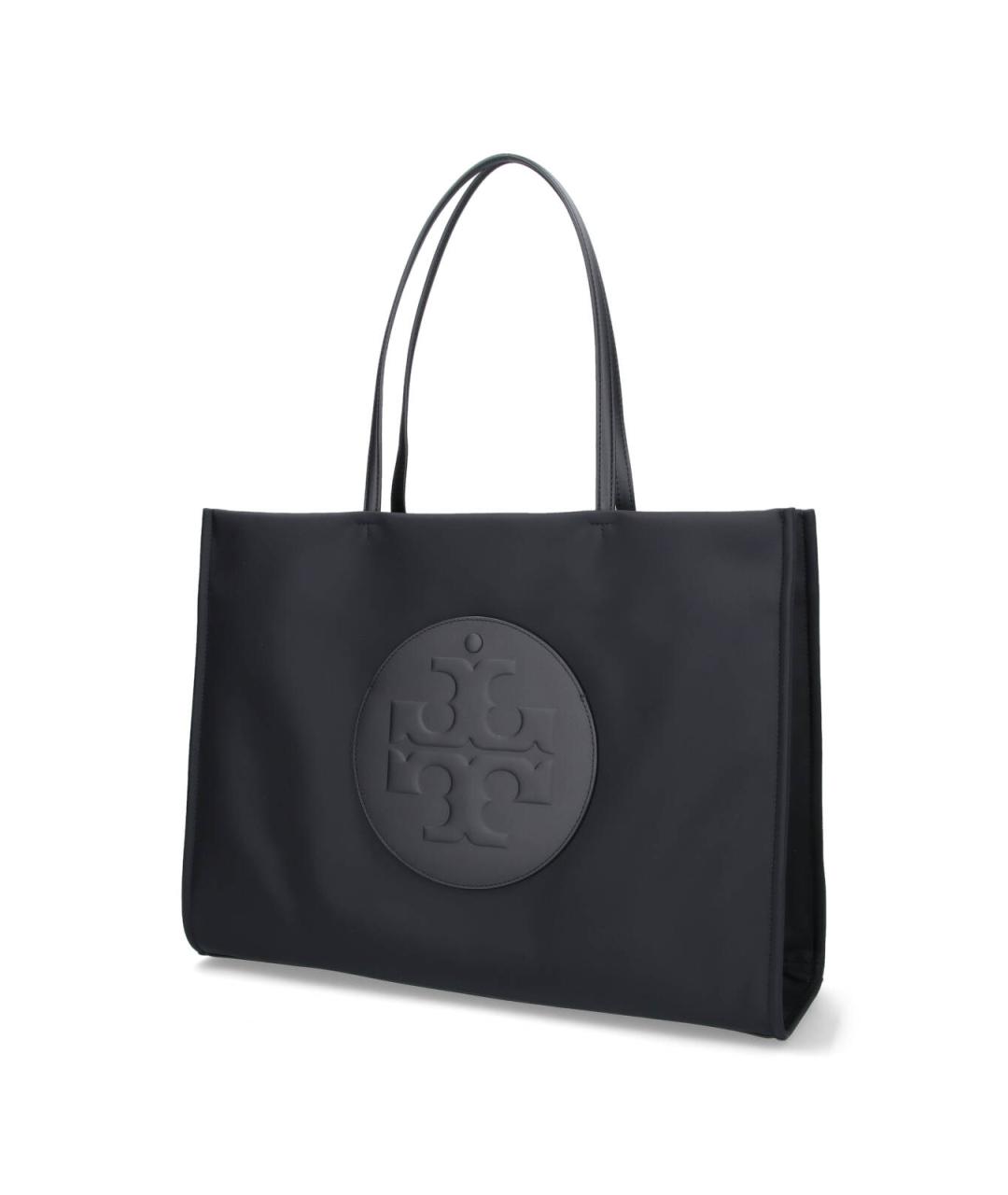 TORY BURCH Черная тканевая сумка тоут, фото 2