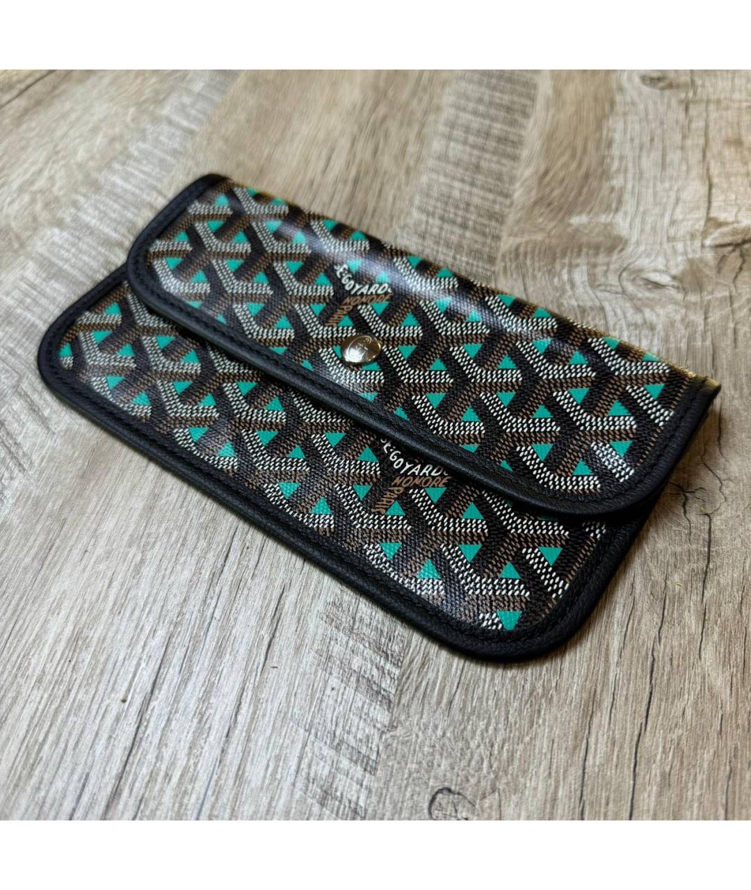 GOYARD Черный кошелек, фото 5