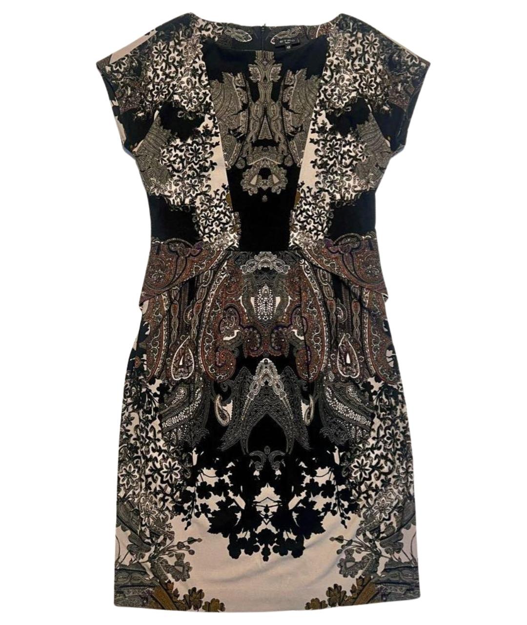 ETRO Хаки вискозное повседневное платье, фото 1