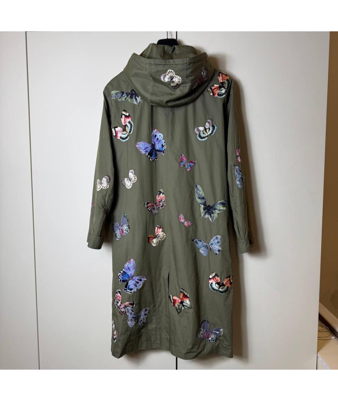 VALENTINO Хаки хлопковый тренч/плащ, фото 2