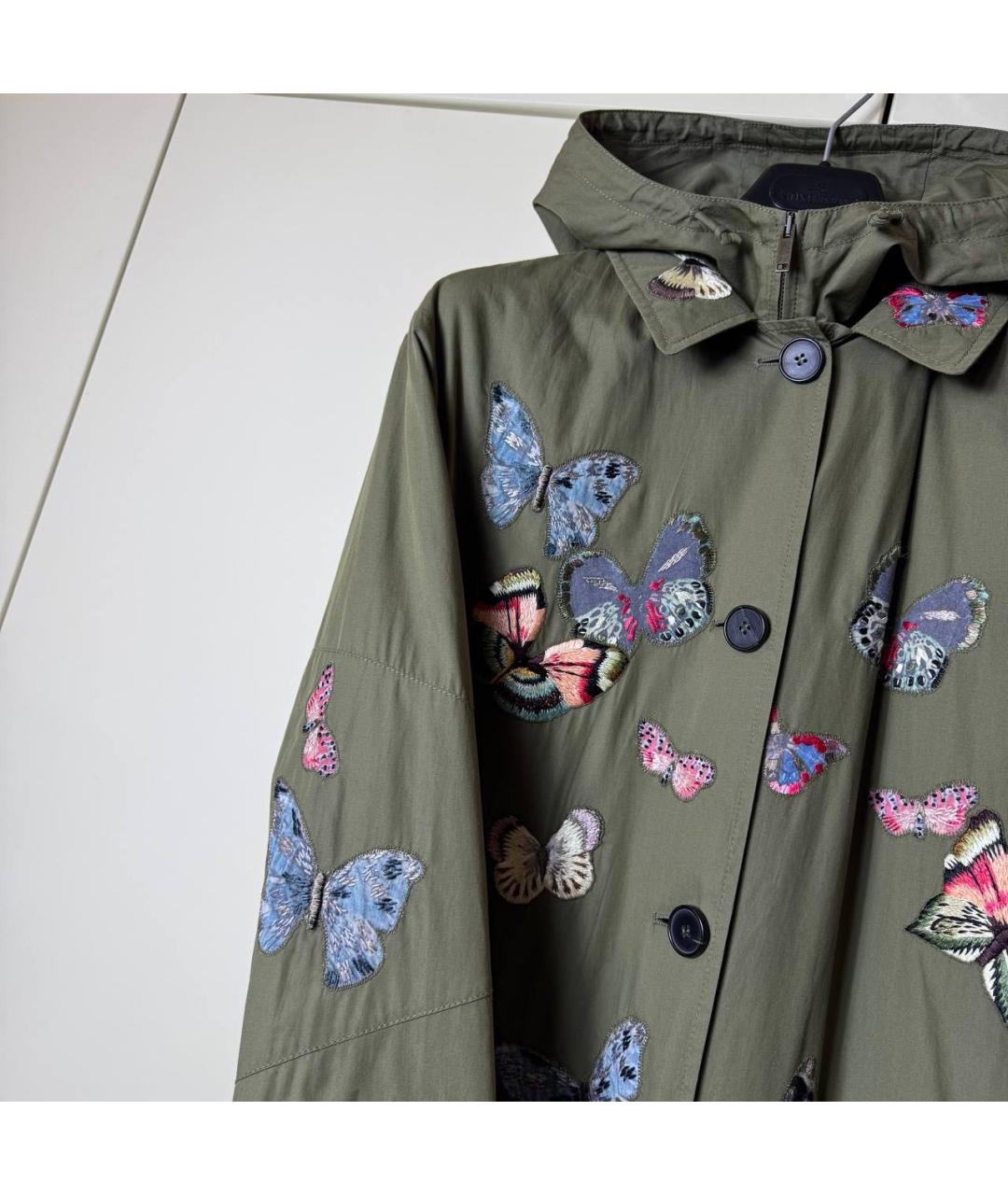 VALENTINO Хаки хлопковый тренч/плащ, фото 3