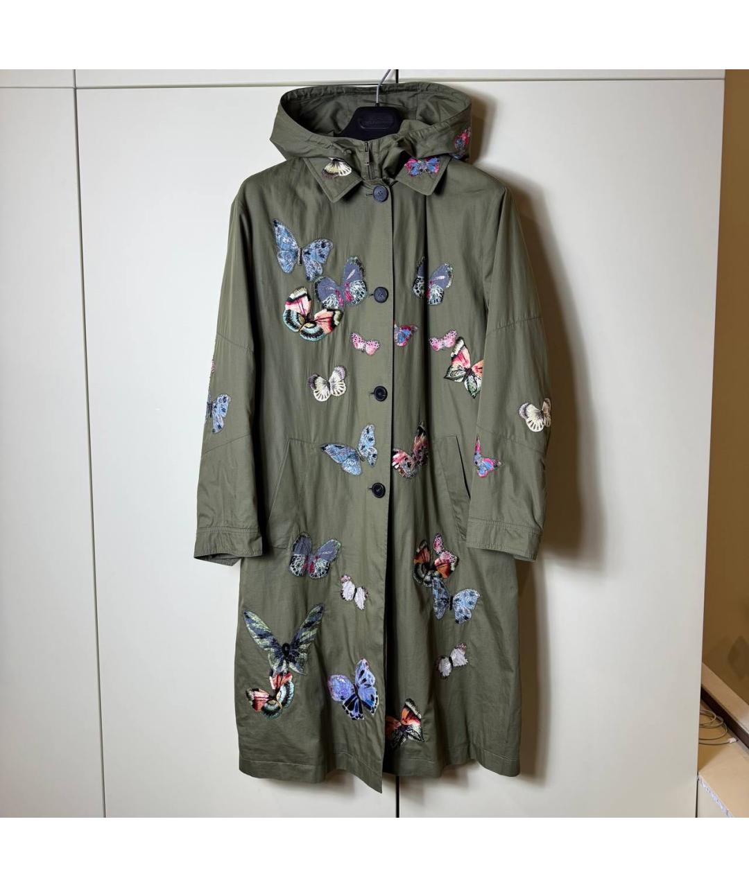 VALENTINO Хаки хлопковый тренч/плащ, фото 7