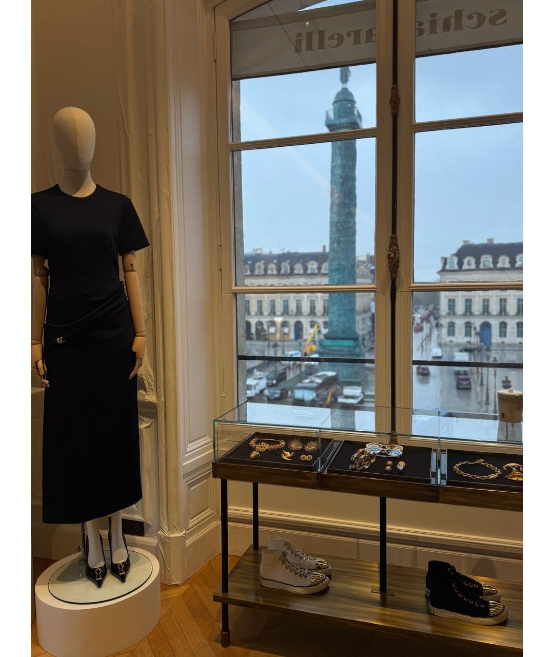 SCHIAPARELLI Черные бархатные туфли, фото 8