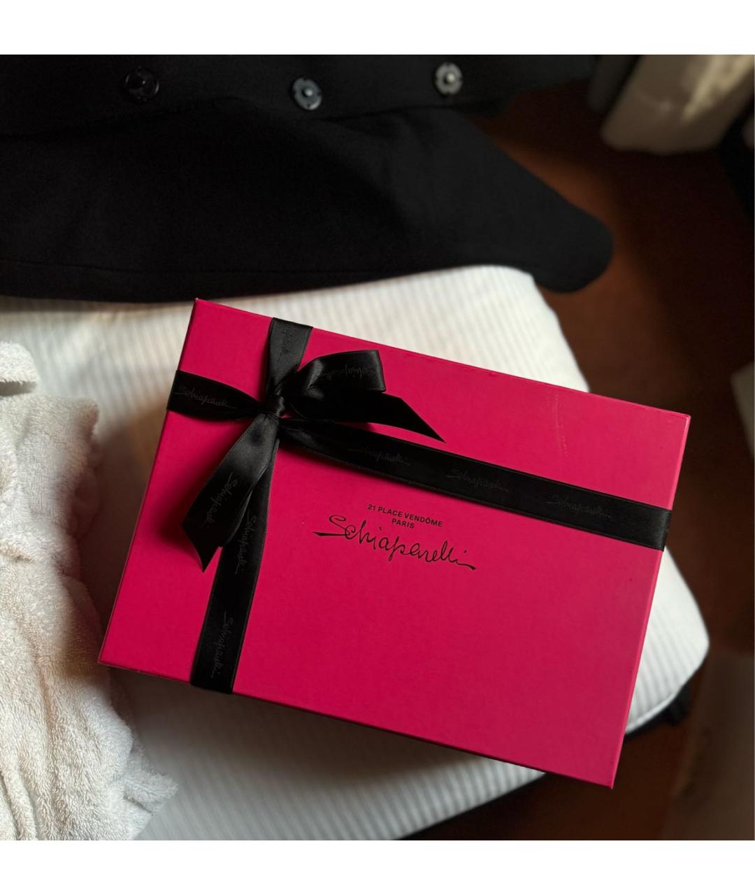 SCHIAPARELLI Черные бархатные туфли, фото 6