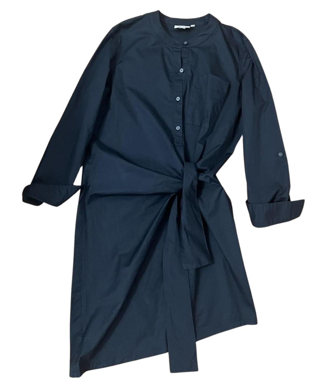 DKNY Черное хлопковое повседневное платье, фото 1