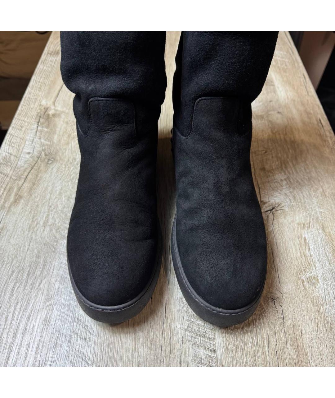 VALENTINO Черные замшевые ботинки, фото 3