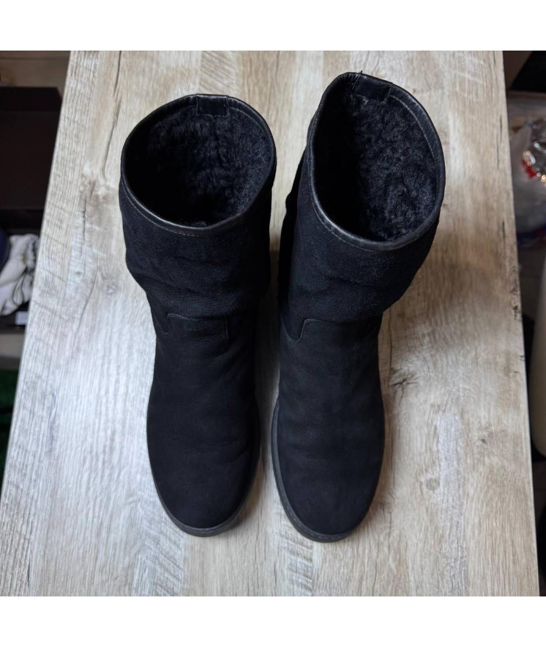 VALENTINO Черные замшевые ботинки, фото 2