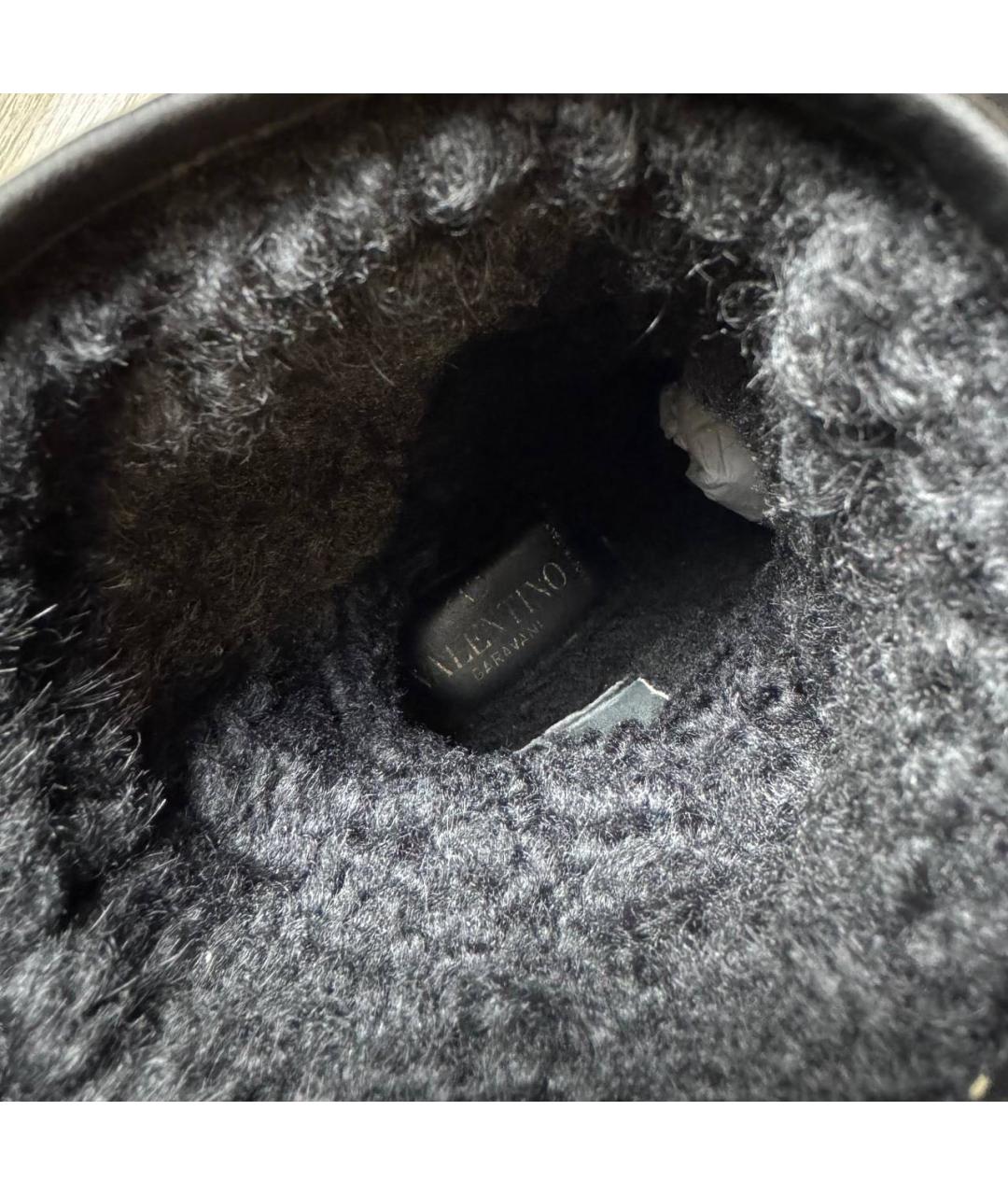 VALENTINO Черные замшевые ботинки, фото 6