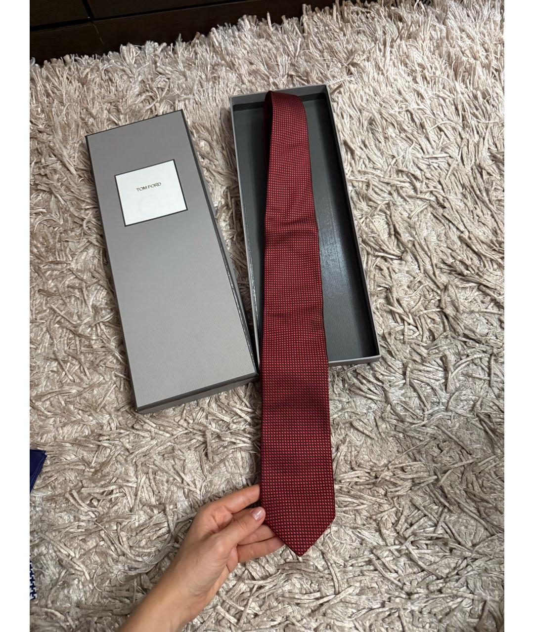 TOM FORD Синий шелковый платок, фото 7