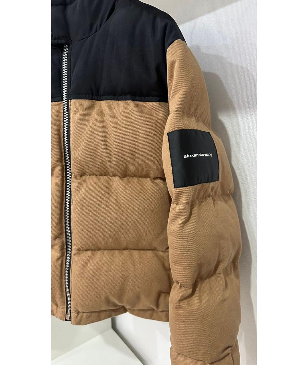 ALEXANDER WANG Коричневый деним пуховик, фото 3