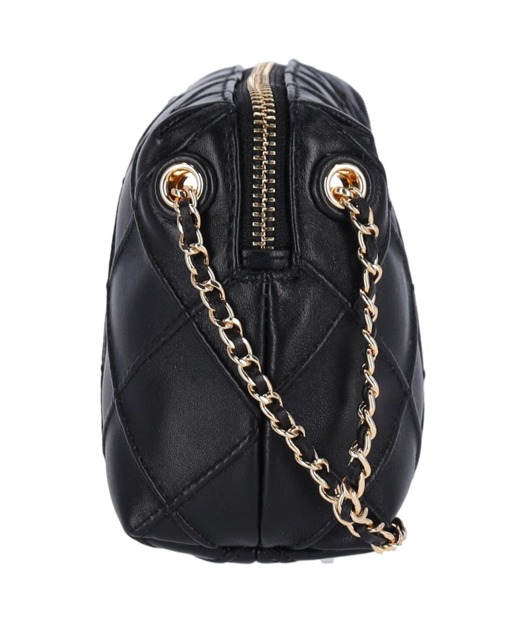 TORY BURCH Черная кожаная сумка через плечо, фото 5